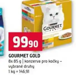 Terno GOURMET GOLD 8x 85 g konzerva pro kočky vybrané druhy nabídka