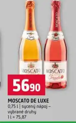 Terno MOSCATO DE LUXE 0,75l sycený nápoj vybrané druhy nabídka