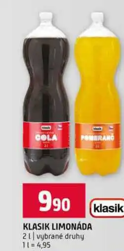 Terno KLASIK LIMONÁDA 2l vybrané druhy nabídka