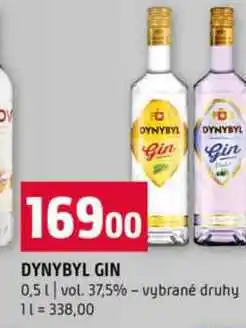 Terno DYNYBYL Gin 0,5l vol. 37,5% vybrané druhy nabídka