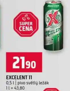 Terno EXCELENT 11 0,5l pivo světlý ležák nabídka