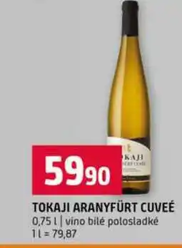 Terno TOKAJI ARANYFÜRT CUVEÉ 0,75l vino bilé polosladké nabídka