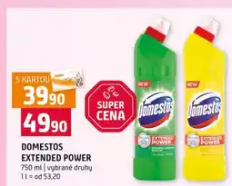 Terno DOMESTOS EXTENDED POWER 750 ml vybrané druhy nabídka