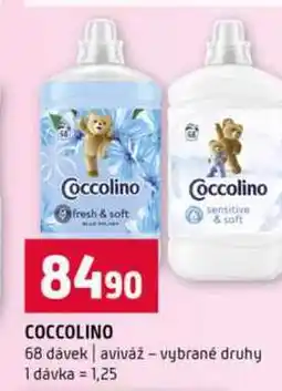 Terno COCCOLINO 68 dávek aviváž vybrané druhy nabídka