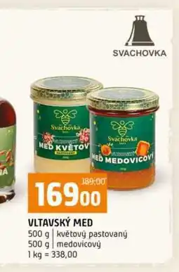 Terno VLTAVSKÝ MED 500 g květový pastovaný 500 g medovicový nabídka