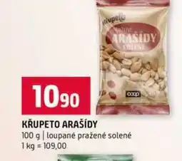 Terno KŘUPETO ARAŠÍDY 100 g loupané pražené solené nabídka