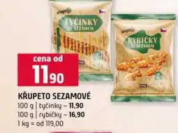 Terno KŘUPETO SEZAMOVÉ 100 g tyčinky 100 g rybičky nabídka