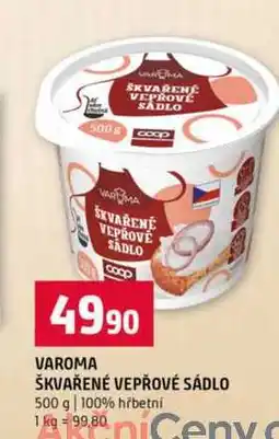 Terno VAROMA ŠKVAŘENÉ VEPŘOVÉ SÁDLO 500 g 100% hřbetní nabídka