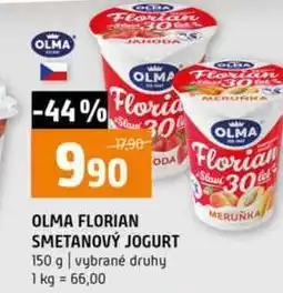 Terno OLMA FLORIAN SMETANOVÝ JOGURT 150 g vybrané druhy nabídka