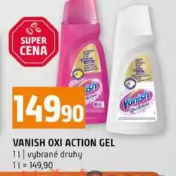 Terno VANISH OXI ACTION GEL 1l vybrané druhy nabídka