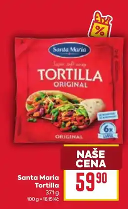 Billa SANTA MARIA Tortilla nabídka