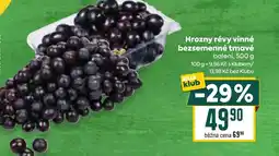 Billa Hrozny révy vinné bezsemenné tmavé nabídka