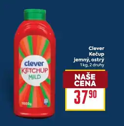 Billa CLEVER Kečup jemný, ostrý nabídka