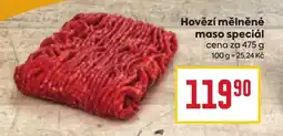 Billa Hovězí mělněné maso speciál nabídka
