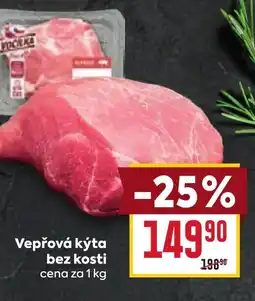 Billa Vepřová kýta bez kosti nabídka