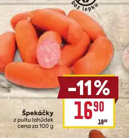 Billa Špekáčky nabídka