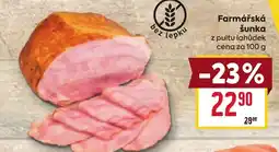 Billa Farmářská šunka nabídka