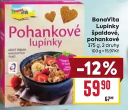 Billa BONAVITA Lupínky pohankové špaldově, pohankové nabídka