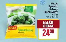 Billa BILLA Špenát listový porcovaný nabídka