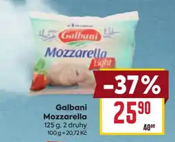 Billa GALBANI Mozzarella nabídka