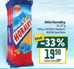 Billa Mini horalky nabídka