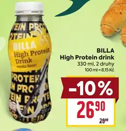Billa BILLA High protein drink nabídka