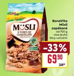 Billa BONAVITA Müsli zapékané nabídka