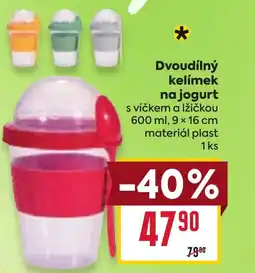 Billa Dvoudílný kelímek na jogurt nabídka