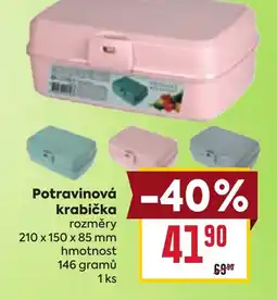 Billa Potravinová krabička nabídka