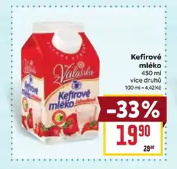 Billa Kefirové mleko nabídka