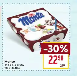 Billa Monte nabídka