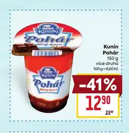 Billa KUNÍN Pohár nabídka