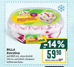Billa BILLA Zmrzlina nabídka