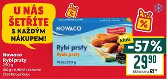 Billa NOWACO Rybí prsty nabídka