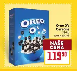 Billa OREO O's Cereálie nabídka