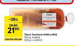 Tesco Toustový chléb světlý nabídka