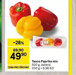 Tesco Paprika mix nabídka