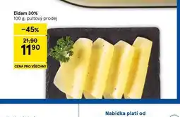 Tesco Eidam 30% nabídka