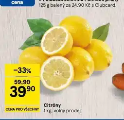 Tesco Citrony nabídka