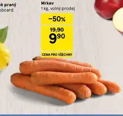 Tesco Mrkev nabídka