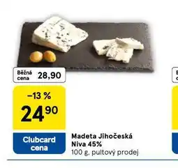 Tesco Madeta jihočeská niva 45% nabídka