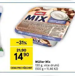 Tesco Müller mix nabídka