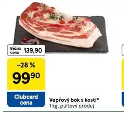 Tesco Vepřový bok s kostí nabídka