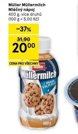 Tesco Müllermilch mléčná nápoj nabídka