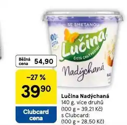 Tesco Lučina nadýchaná nabídka