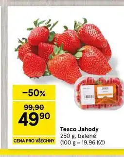 Tesco Jahody nabídka