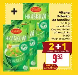 Billa VITANA Polévka do hrnečku nabídka