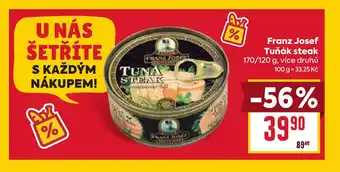 Billa FRANZ JOSEF Tuňák steak nabídka