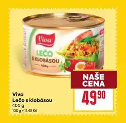 Billa VIVA Lečo s klobásou nabídka