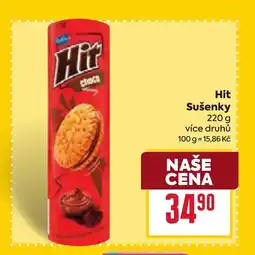 Billa HIT Sušenky nabídka